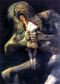 Saturn devouring his sun